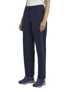 Jack Wolfskin Spodnie funkcyjne "Pico Trail" w kolorze granatowym rozmiar: 42/R. Niebieskie spodnie dresowe Jack Wolfskin, bez wzorów, outdoorowe. Za 180,06 zł.