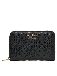 Guess Portfel Isemay Slg SWGG96 28140 Czarny. Czarne portfele Guess, z aplikacjami, ze skóry. Za 269,99 zł.