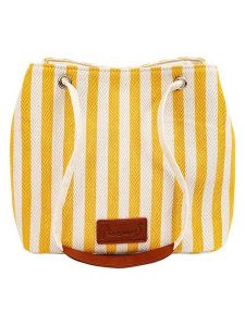 Anemoss Torebka w kolorze żółto-białym - 23,4 x 21,8 x 11,9 cm rozmiar: onesize. Białe torebki klasyczne Anemoss, bez wzorów, z materiału, bez dodatków. Za 39,99 zł.