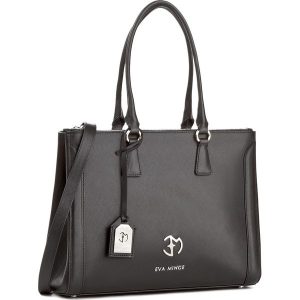 Torebka EVA MINGE - Dulce 2F 17BR1372291EF 101. Czarne shopper bag marki Eva Minge. W wyprzedaży za 389,00 zł.