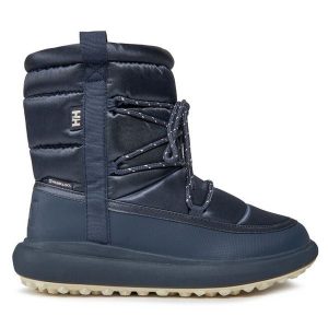 Śniegowce Helly Hansen. Niebieskie buty zimowe Helly Hansen, bez obcasa, bez zapięcia. Za 539,99 zł.
