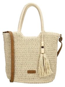 Beagles Torebka "Lanzarote" w kolorze beżowym - 35 x 26 x 11 cm rozmiar: onesize. Brązowe torebki klasyczne Beagles, bez wzorów, z materiału, przez ramię, bez dodatków. Za 78,99 zł.