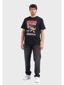 OLDSKULL Koszulka w kolorze czarnym rozmiar: M. Czarne bluzki OLDSKULL, m, bez wzorów, z bawełny, bez kołnierzyka, bez ramiączek. Za 100,99 zł.