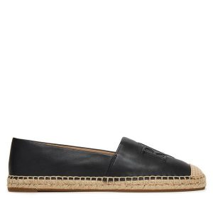 Espadryle LAUREN RALPH LAUREN. Czarne espadryle Lauren Ralph Lauren, bez wzorów, bez obcasa. Za 619,99 zł.
