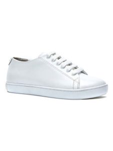 Comfortfusse Skórzane sneakersy w kolorze białym rozmiar: 36. Białe trampki Comfortfüße, bez wzorów, ze skóry, bez zapięcia. Za 180,06 zł.