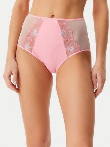 Chantelle Figi klasyczne z wysokim stanem Lush C22OC5 Różowy. Czerwone figi Chantelle, bez wzorów, z syntetyku. Za 119,99 zł.