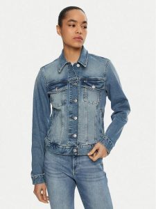 Tommy Jeans Kurtka jeansowa Classic DW0DW19858 Niebieski Regular Fit. Niebieskie kurtki Tommy Jeans, m, bez wzorów, z bawełny, bez kaptura. Za 419,99 zł.