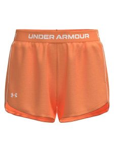 Under Armour Szorty funkcyjne w kolorze pomarańczowym rozmiar: M. Pomarańczowe spodenki sportowe Under Armour, m, bez wzorów, outdoorowe. Za 79,99 zł.