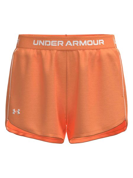 Under Armour Szorty funkcyjne w kolorze pomarańczowym rozmiar: L. Pomarańczowe spodenki sportowe Under Armour, l, bez wzorów, outdoorowe. Za 97,51 zł.