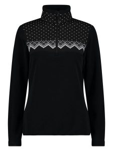 CMP Bluza polarowa w kolorze czarnym rozmiar: 40. Czarne bluzy CMP, bez wzorów, z materiału, bez kaptura. Za 191,92 zł.