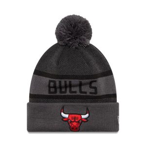 Czapka zimowa New Era NBA Chicago Bulls Jake Cuff Knit Beanie 60565217. Szare czapki New Era, bez wzorów. Za 129,00 zł.