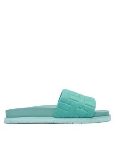 Gant Klapki 30507939 Turkusowy. Niebieskie klapki GANT, bez wzorów, z materiału, bez obcasa. Za 139,99 zł.