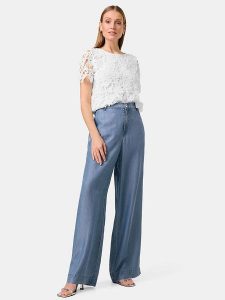 Gerry Weber Dżinsy - Comfort fit - w kolorze niebieskim rozmiar: 40. Niebieskie jeansy Gerry Weber, bez wzorów, z podwyższonym stanem. Za 215,71 zł.