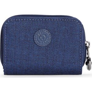 Portfel "Tops" w kolorze niebieskim - 10 x 7,5 x 2,5 cm. Portfele marki Kipling. W wyprzedaży za 55,95 zł.