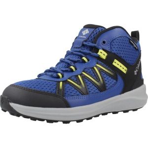 Buty COLUMBIA YOUTH PEAKFREAK RUSH MID Niebieski. Niebieskie buty trekkingowe Columbia, z syntetyku, bez zapięcia. Za 262,99 zł.