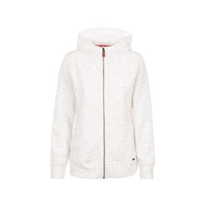 Trespass Winnie - damska bluza z kapturem Ghost Marl. Białe bluzy Trespass, na zimę, bez wzorów, z kapturem. Za 204,65 zł.