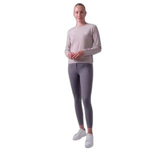 Sweter z dzianiny z logo dla kobiet PS of Sweden. Brązowe swetry klasyczne PS OF SWEDEN, na zimę, z dzianiny, bez kołnierzyka. Za 568,00 zł.