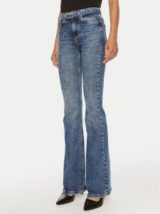 Pinko Jeansy Flora 100166 A22I Granatowy Flare Fit. Niebieskie jeansy Pinko, bez wzorów, z bawełny. Za 679,99 zł.