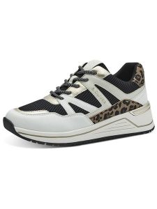 S.Oliver Sneakersy w kolorze biało-czarnym rozmiar: 38. Białe trampki s.Oliver, bez wzorów, z materiału, bez zapięcia. Za 219,60 zł.