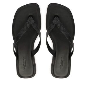 Japonki Vagabond Shoemakers. Czarne klapki Vagabond Shoemakers, bez wzorów, bez obcasa. Za 369,99 zł.