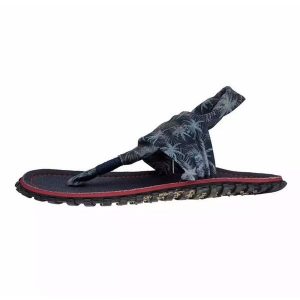 Japonki Gumbies Slingback W GU-SASLI023 niebieskie. Niebieskie klapki bez wzorów, z gumy, bez obcasa. Za 292,94 zł.
