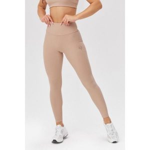Damskie legginsy sportowe fitness Rough Radical Wellness Long. Brązowe legginsy ROUGH RADICAL, bez wzorów. W wyprzedaży za 161,42 zł.