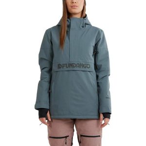 Kurtka Logo Fundango Birch dla kobiet. Zielone kurtki FUNDANGO, xl, bez wzorów, bez kaptura. Za 599,90 zł.