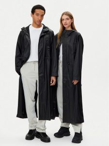 Rains Kurtka przeciwdeszczowa Unisex Bold 12120 Czarny Regular Fit. Czarne kurtki Rains, l, bez wzorów, z syntetyku, bez kaptura. Za 459,99 zł.