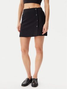 Calvin Klein Jeans Spódnica mini J20J225328 Czarny Regular Fit. Czarne spódnice Calvin Klein Jeans, l, bez wzorów, z jeansu, mini. Za 399,99 zł.