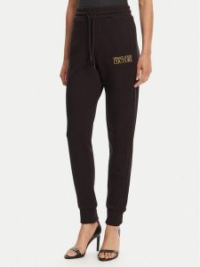 Versace Jeans Couture Spodnie dresowe 78HAAT06 Czarny Regular Fit. Czarne spodnie dresowe Versace Jeans Couture, xs, bez wzorów, z bawełny. Za 489,99 zł.