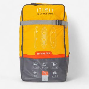 Plecak do transportu kajaka pneumatycznego Decathlon X100 2-osobowego. Plecaki DECATHLON. Za 129,99 zł.