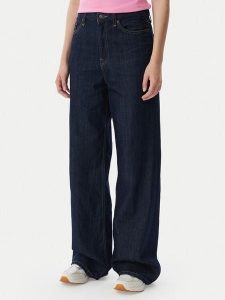 Tommy Jeans Jeansy Claire DW0DW23093 Granatowy Wide Leg. Niebieskie jeansy Tommy Jeans, bez wzorów, z bawełny. Za 449,99 zł.