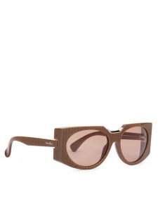 Max Mara Okulary przeciwsłoneczne MM0123 56E Brązowy. Brązowe okulary przeciwsłoneczne Max Mara. Za 669,99 zł.