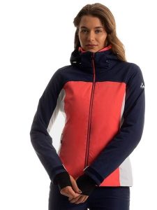 Fischer Kurtka narciarska w kolorze czerwono-czarnym rozmiar: L. Czarne kurtki sportowe FISCHER, l, bez wzorów, bez kaptura, narciarskie. Za 591,60 zł.