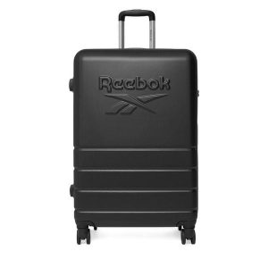Walizka duża Reebok. Czarne walizki Reebok, bez wzorów, duże. Za 349,99 zł.
