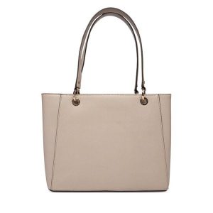 Torebka Guess. Brązowe shopper bag Guess, z aplikacjami, bez dodatków. Za 679,99 zł.