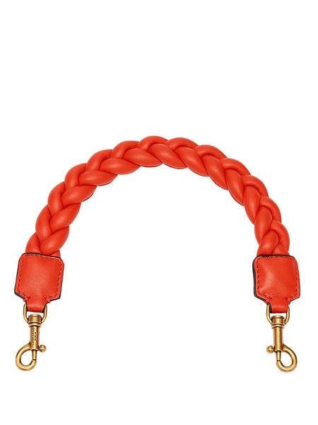 Liebeskind Berlin Skórzany uchwyt w kolorze czerwonym do torebki - dł. 38 cm rozmiar: onesize. Czerwone torebki klasyczne Liebeskind Berlin, bez wzorów, z materiału, bez dodatków. Za 139,95 zł.