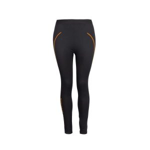 Legginsy Termiczne APOGEE. Brązowe legginsy BERGSON, bez wzorów. W wyprzedaży za 111,00 zł.