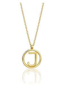 Diamant Exquis Złoty naszyjnik z zawieszką - dł. 42 cm rozmiar: onesize. Żółte naszyjniki Diamant Exquis, złote. Za 421,67 zł.