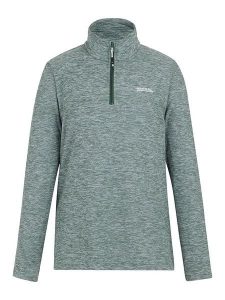 Regatta Bluza polarowa "Sweethart Marl" w kolorze zielonym rozmiar: 34. Zielone bluzy Regatta, bez wzorów, z polaru, bez kaptura. Za 57,06 zł.