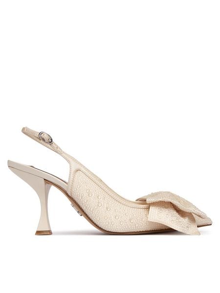 Steve Madden Szpilki Neasa 11003684 Biały. Białe szpilki Steve Madden, bez wzorów, z materiału, bez obcasa. Za 469,99 zł.
