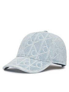 Calvin Klein Czapka z daszkiem Aop Jacquard Denim Bb Cap LV04F5069G Niebieski. Niebieskie czapki Calvin Klein, bez wzorów, z bawełny. Za 133,99 zł.