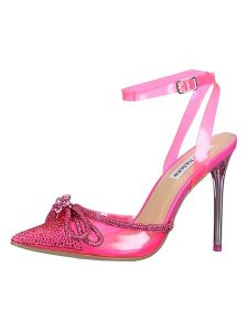 Steve Madden Czółenka w kolorze różowym rozmiar: 37. Różowe czółenka Steve Madden, bez wzorów, bez obcasa, na szpilce, bez zapięcia. Za 206,42 zł.
