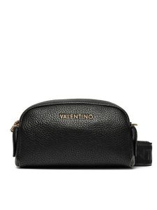 Valentino Torebka Blossom Re VBS8P215 Czarny. Czarne listonoszki Valentino, bez wzorów, ze skóry, bez dodatków. Za 329,99 zł.
