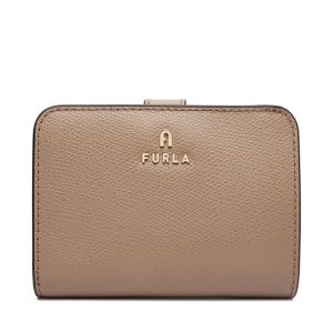 Portfel Furla. Brązowe portfele Furla, bez wzorów. Za 429,99 zł.