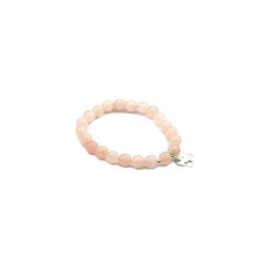 Bransoletka Kwarc Różowy Podwójne Serce srebro. Bransoletki marki Brazi druse jewelry. Za 145,00 zł.
