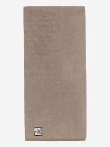 Ecoalf Wełniany szal w kolorze beżowym - 184 x 42 cm rozmiar: onesize. Brązowe szaliki Ecoalf, bez wzorów, ze skóry. Za 223,99 zł.
