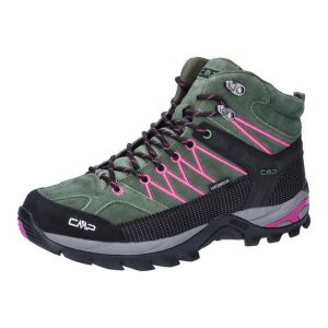 Buty trekkingowe damskie CMP Rigel Mid Wp. Czarne buty trekkingowe CMP, z materiału, bez zapięcia. Za 319,00 zł.