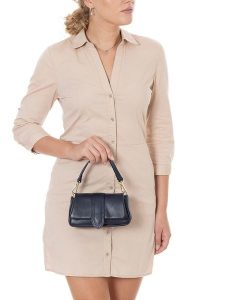 Lia Biassoni Skórzana torebka "Forgialle" w kolorze granatowym - 20 x 11 x 6 cm rozmiar: onesize. Niebieskie torebki klasyczne Lia Biassoni, bez wzorów, z materiału, bez dodatków. Za 217,99 zł.