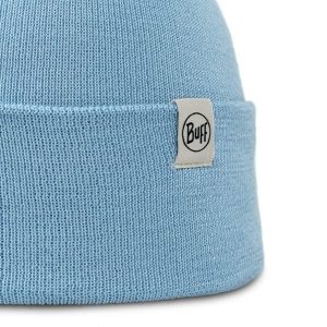 Czapka BUFF KNITTED BEANIE LILON LAKE. Niebieskie czapki Buff, bez wzorów, z materiału, eleganckie. Za 88,99 zł.
